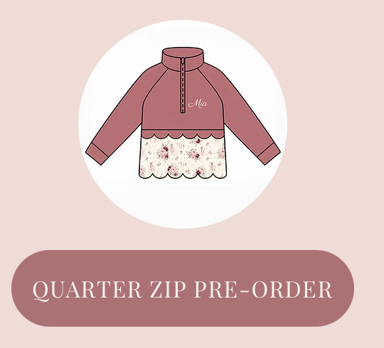 Quarter Zip Jacket Pre-Order